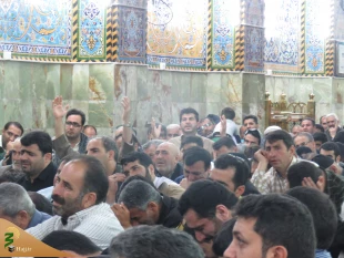 حرم سیدالشهداء سیاه پوش عزای حضرت زینب(س) شد 4
