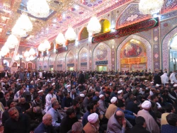 حرم سیدالشهداء سیاه پوش عزای حضرت زینب(س) شد 6