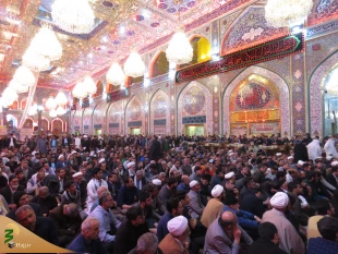 حرم سیدالشهداء سیاه پوش عزای حضرت زینب(س) شد 6