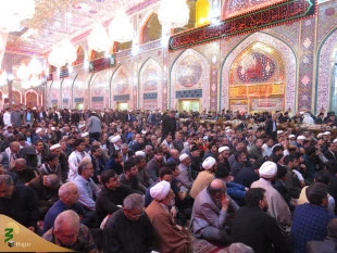 حرم سیدالشهداء سیاه پوش عزای حضرت زینب(س) شد 7