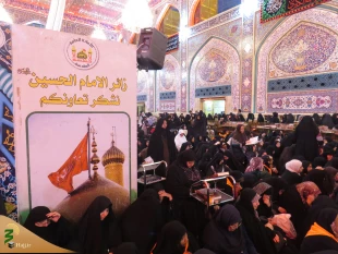 حرم سیدالشهداء سیاه پوش عزای حضرت زینب(س) شد 8