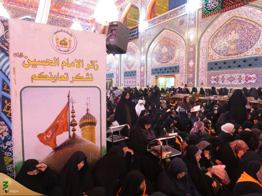حرم سیدالشهداء سیاه پوش عزای حضرت زینب(س) شد 8