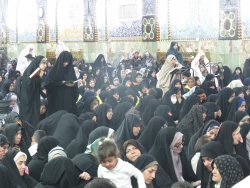 حرم سیدالشهداء سیاه پوش عزای حضرت زینب(س) شد 14