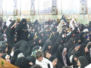 حرم سیدالشهداء سیاه پوش عزای حضرت زینب(س) شد 14