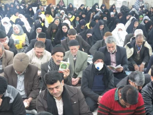 طنین نغمه های دعای ندبه در خیمـه‌گاه کربلا
