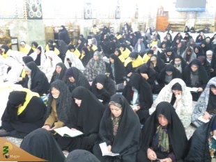 طنین نغمه های دعای ندبه در خیمـه‌گاه کربلا 9