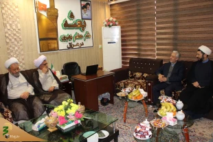 دیدار وزیر علوم و رئیس نهاد نمایندگی رهبری در دانشگاه ها با مسئول بعثه رهبری در عراق 4
