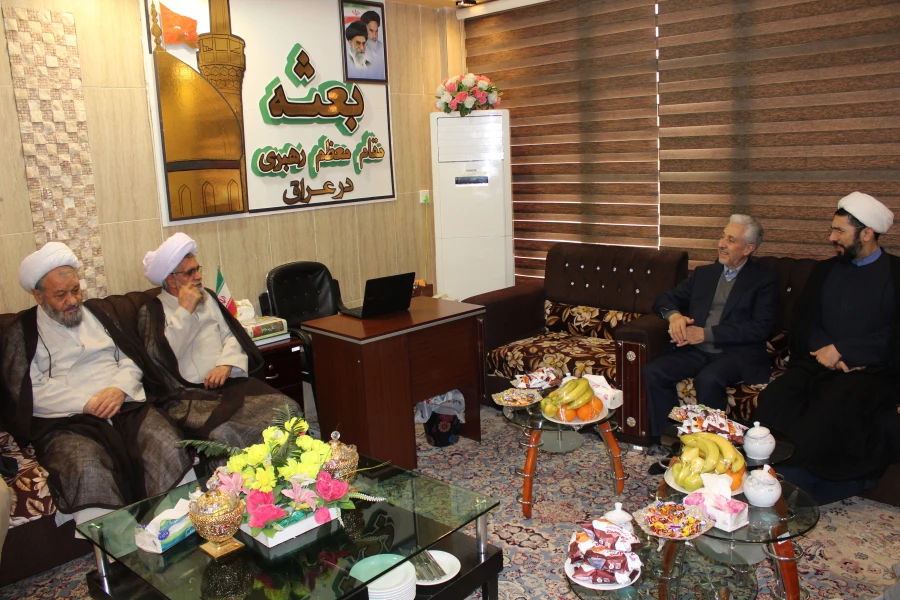 دیدار وزیر علوم و رئیس نهاد نمایندگی رهبری در دانشگاه ها با مسئول بعثه رهبری در عراق 4