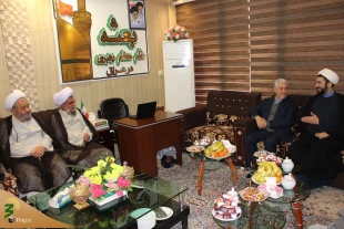 دیدار وزیر علوم و رئیس نهاد نمایندگی رهبری در دانشگاه ها با مسئول بعثه رهبری در عراق 5