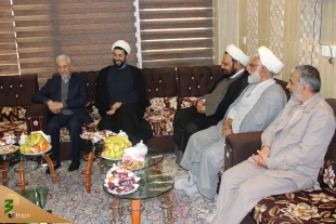 دیدار وزیر علوم و رئیس نهاد نمایندگی رهبری در دانشگاه ها با مسئول بعثه رهبری در عراق 8