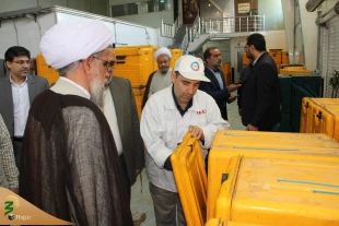 مسئول بعثه مقام معظم رهبری در عراق از آشپزخانه مرکزی کربلا بازدید کرد+ عکس 20
