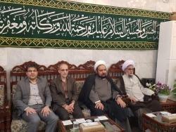 دیدار مسئول بعثه رهبری در عراق با تولیت شرعی عتبه عباسی 3