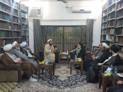 دیدار مسئول بعثه رهبری در عراق با آیت الله قزوینی 2