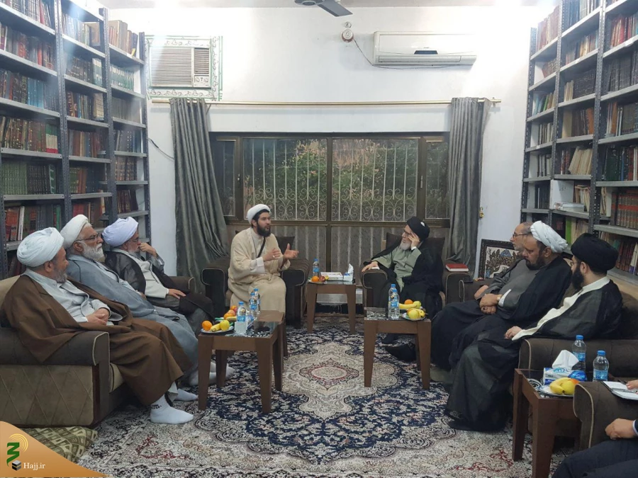 دیدار مسئول بعثه رهبری در عراق با آیت الله قزوینی 2