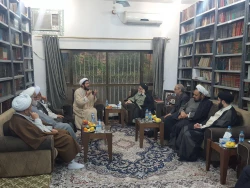دیدار مسئول بعثه رهبری در عراق با آیت الله قزوینی 3