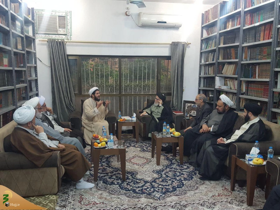 دیدار مسئول بعثه رهبری در عراق با آیت الله قزوینی 3