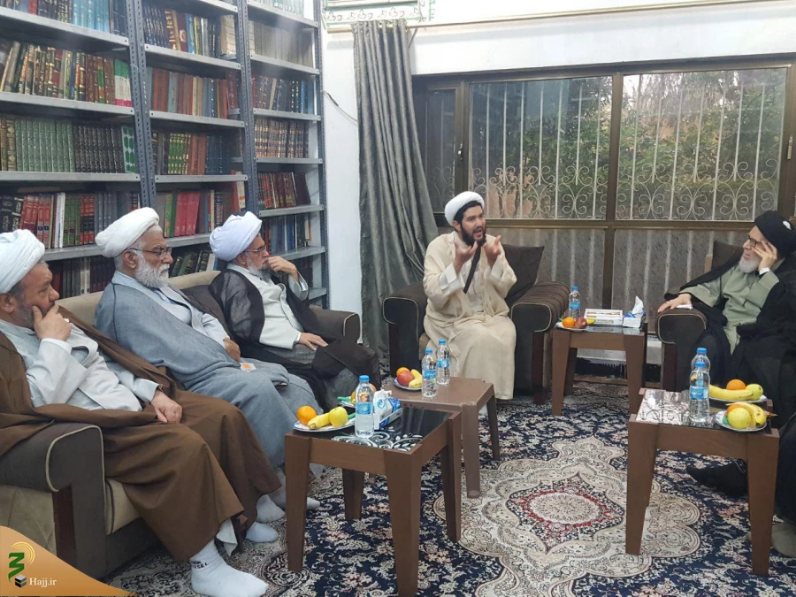 دیدار مسئول بعثه رهبری در عراق با آیت الله قزوینی 4
