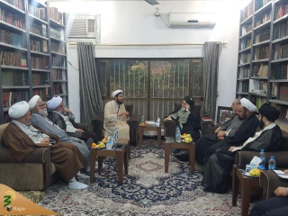 دیدار مسئول بعثه رهبری در عراق با آیت الله قزوینی