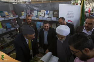 نمایشگاه بین المللی کتاب کربلا با مشارکت ۸ کشور افتتاح شد+ تصاویر  8
