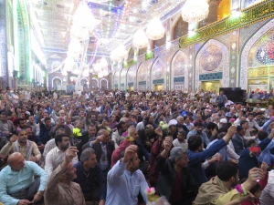 جشن میلاد حضرت امام حسین در حرم مطهر سیدالشهدا