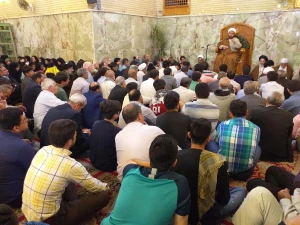 جشن میلاد امام حسین در حرم مطهر امیرالمومنین