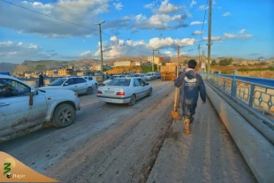 حضور خادمان حرم حضرت معصومه(س) تسکین‌بخش آلام سیل‌زدگان 13