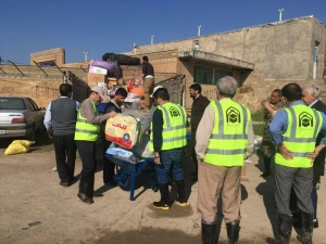 کمک کارکنان حوزه حج و زیارت به سیل زدگان
