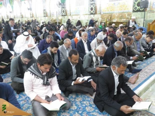 گزارش تصویری مراسم دعای ندبه در کربلای معلی 
 2