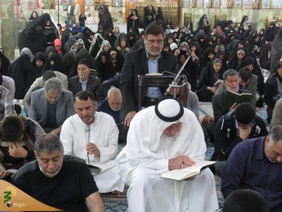 گزارش تصویری مراسم دعای ندبه در کربلای معلی 
 3