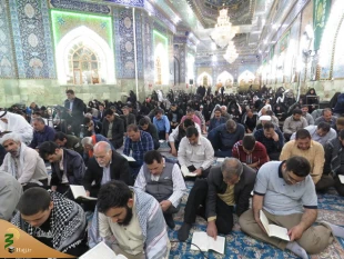گزارش تصویری مراسم دعای ندبه در کربلای معلی 
 4
