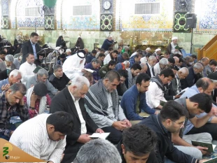 گزارش تصویری مراسم دعای ندبه در کربلای معلی 
 6