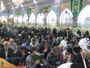 گزارش تصویری مراسم دعای ندبه در کربلای معلی 
 7