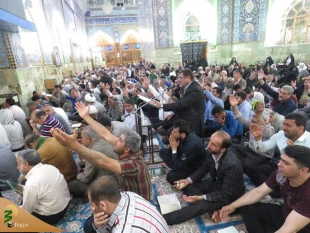 گزارش تصویری مراسم دعای کمیل در کربلای معلی 

 3