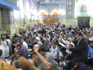 گزارش تصویری مراسم دعای کمیل در کربلای معلی 

 11