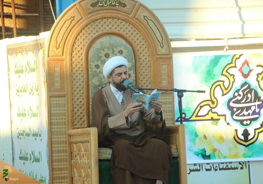 باحضور چهار هزار زائر ایرانی در مسجد سهله ،طنین دلنواز دعای ندبه برگزار شد. 7