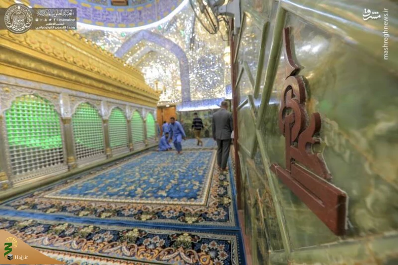 تصاویر غبارروبی ضریح حرم امام علی(ع) 9