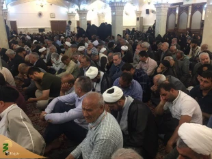 زمزمه مناجات شعبانیه درحرم امیرالمومنین(ع) برگزار شد. 2