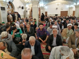 زمزمه مناجات شعبانیه درحرم امیرالمومنین(ع) برگزار شد. 2