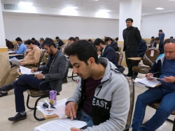 آزمون معاون آموزشی عتبات عالیات در قم برگزار شد 5