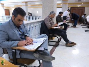 آزمون معاون آموزشی عتبات عالیات در قم برگزار شد 8