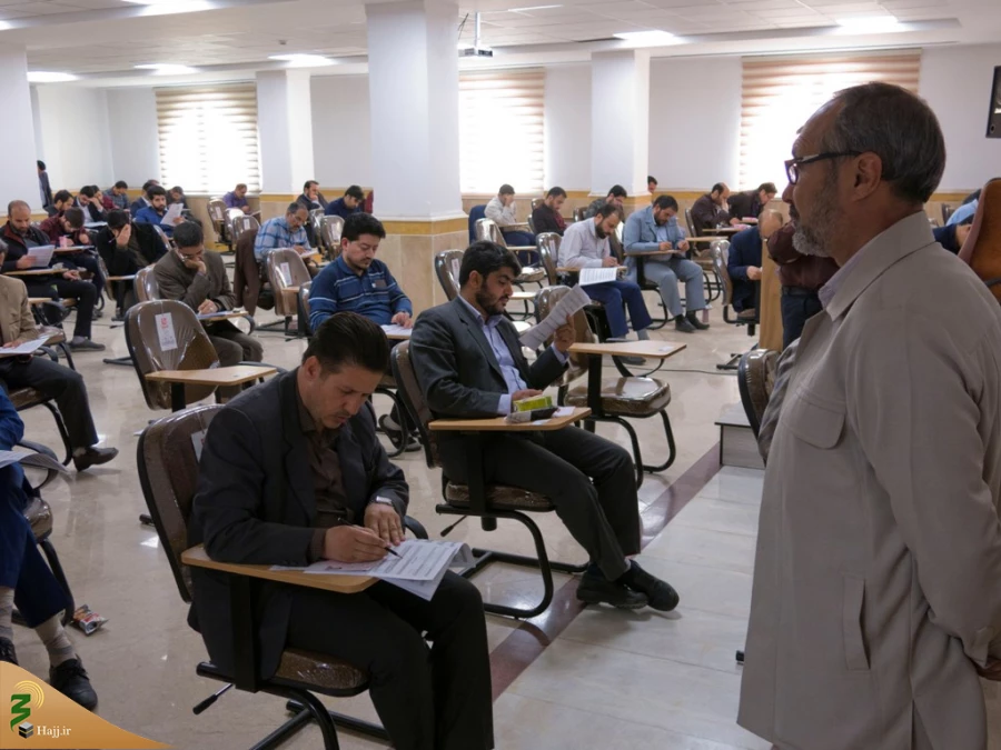 آزمون معاون آموزشی عتبات عالیات در قم برگزار شد 13
