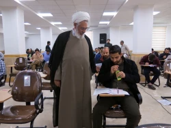 آزمون معاون آموزشی عتبات عالیات در قم برگزار شد 16