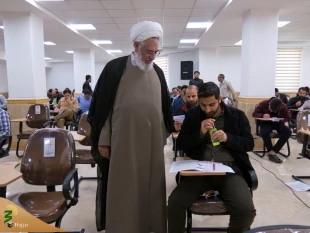آزمون معاون آموزشی عتبات عالیات در قم برگزار شد 16