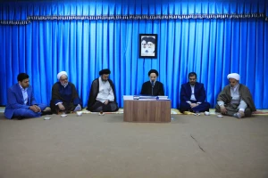 دیدار معاون فرهنگی بعثه مقام معظم رهبری با نماینده ولی فقیه در خراسان جنوبی و امام جمعه بیرجند