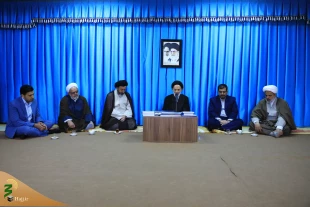دیدار دکترمظلومی معاون محترم فرهنگی بعثه مقام معظم رهبری با نماینده محترم ولی فقیه در خراسان جنوبی و امام جمعه بیرجند  8