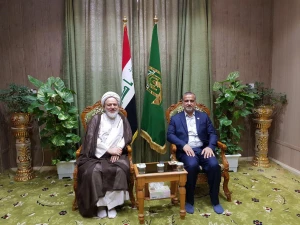 دیدار مسئول بعثه در نجف اشرف با تولیت مسجدکوفه