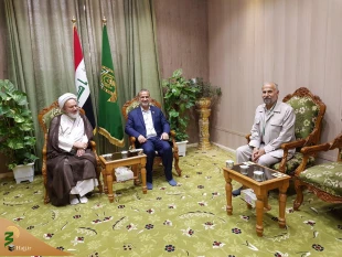 دیدار مسئول بعثه در نجف اشرف با تولیت مسجد معظم کوفه 3