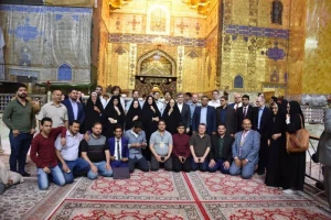 حضور کارشناسان میراث فرهنگی دانشگاه های جهان در حرم امیرالمومنین