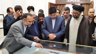 رونمایی از مصحف شریف منسوب به حضرت علی (ع) - تصاویر 15