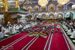 آیین جزء خوانی قرآن کریم در حرم حضرت عباس(ع)/گزارش تصویری 10